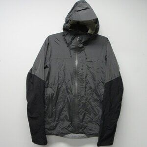 Patagonia H2NO Torrentshell Men's Medium Gray Black Rain Jacket 84795 *PEELING